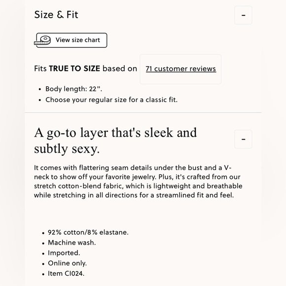 NWT J. Crew Stretch cotton-blend V-neck top - Picture 2 of 7